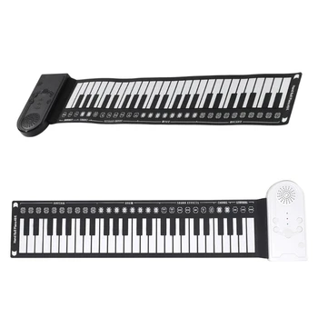 Многофункционално пиано с 49 клавиши, складное Преносимо електронно пиано, на музикален инструмент за начинаещи, за деца и възрастни
